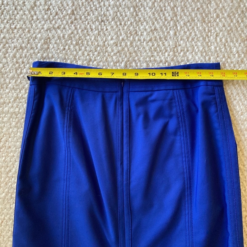 White House Black Market Royal Blue Pencil Skirt - Picture 5 of 6